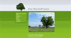 Desktop Screenshot of forewaygolfcourse.com